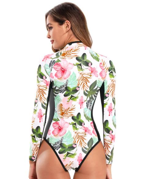 One-piece surfing swimsuit with slimming effect One-piece surfing swimsuit with slimming effect xs