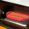 Microwave Bacon Maker Cookers Tray With Splatter Lid BPA-Free Grill Pizza Tray Design Food Grade Kitchen Baking Bacon Mold Tools