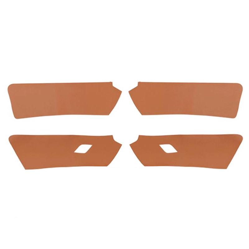 Кожаный чехол для дверной панели из микрофибры для VW Golf 7 2014 2015 2016 2017 2018, чехол для внутренней дверной ручки автомобиля