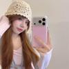Двухслойный чехол для iPhone 14/13/ProMax с закругленными краями и принтом в горошек - Защита от падений