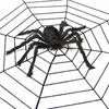 DIY Ornament Horror Giant Spider Black Plush Spider Artificial Spider Haunted House Decor