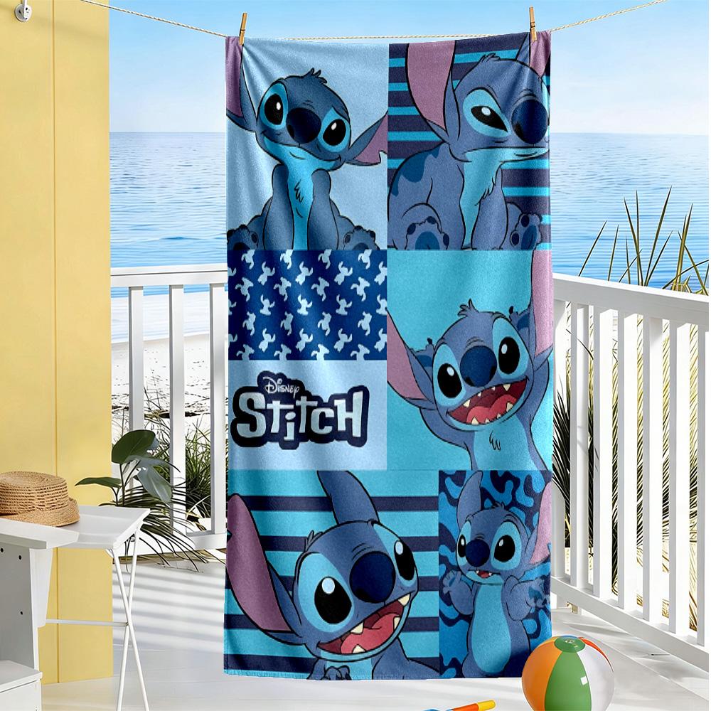 Stitch cozy beach towel soft for Outdoor Daily Use Vibrant Pattern Perfect Gift for Women/Men