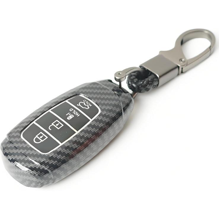 for Hyundai Key Fob Cover, Full Protection Key Fob Case for 2018-2021 2022 2023 Hyundai Santa Fe Kona Venue Palisade Veloster Elantra Accent with