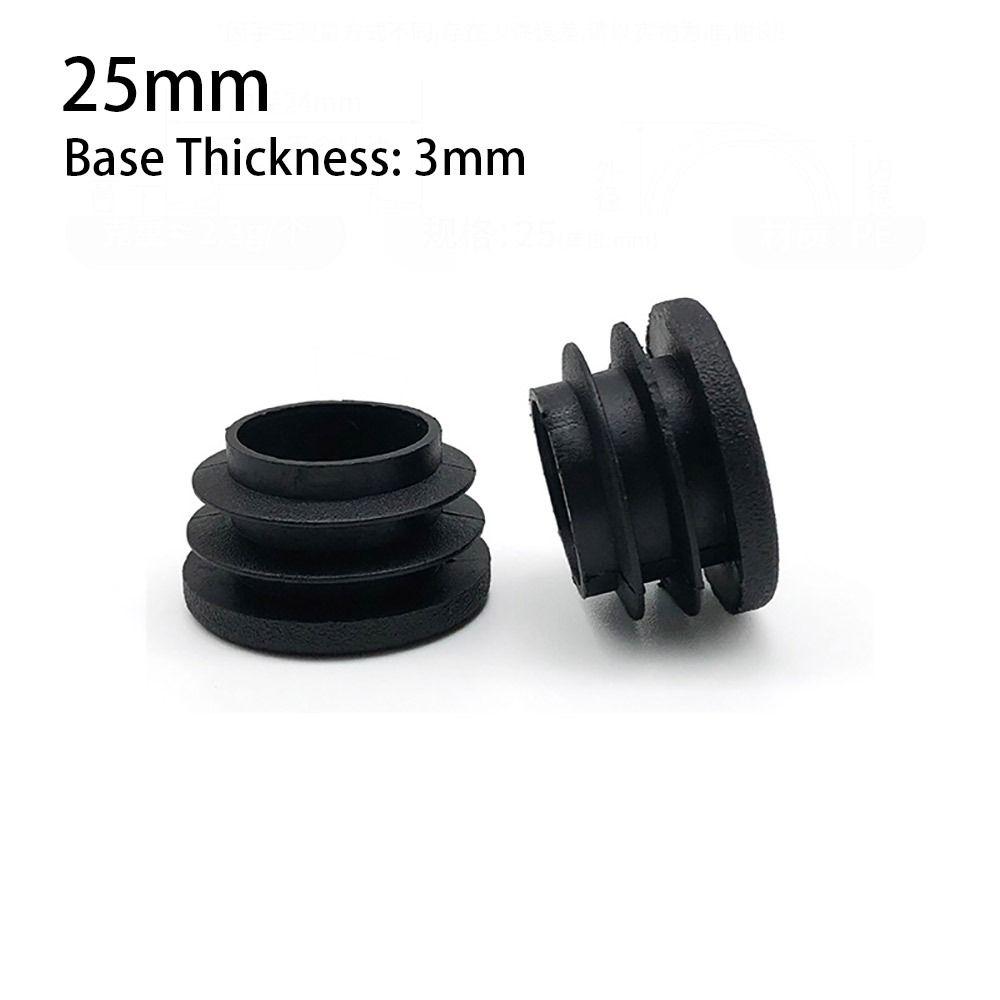 10 шт., стальная труба, мебельная заглушка для ног, протекторы для пола, заглушки, круглая трубка, пылезащитный чехол