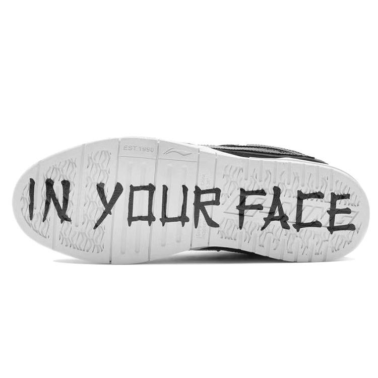 Li Ning Wei Wu Pro Chang An молодежная ткань нескользящая износостойкая легкая низкая обувь для скейтбординга мужские кроссовки черный-камуфляж AECR059-1