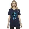 Disney Womens/Ladies Lightyear Buzz Standing Circle Cotton Boyfriend T-Shirt