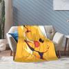 GUOYU Blanket pikachus Squirtle AND Charmander Blanket Super Soft Cozy Bulbasaur Throw Blankets for Bed 50x60 Inch Multiple Sizes Rug Piece