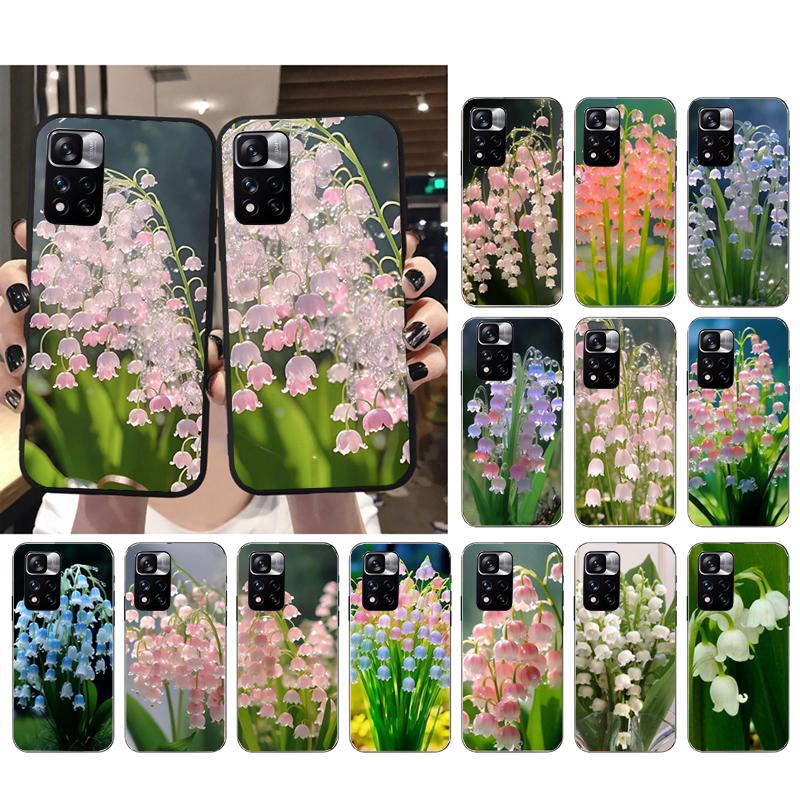 Lily of the Valley Flower Phone Case For Xiaomi Redmi Note 13 12 Pro 11S 11 10 Pro 10S 12S Redmi 10 13C 9C
