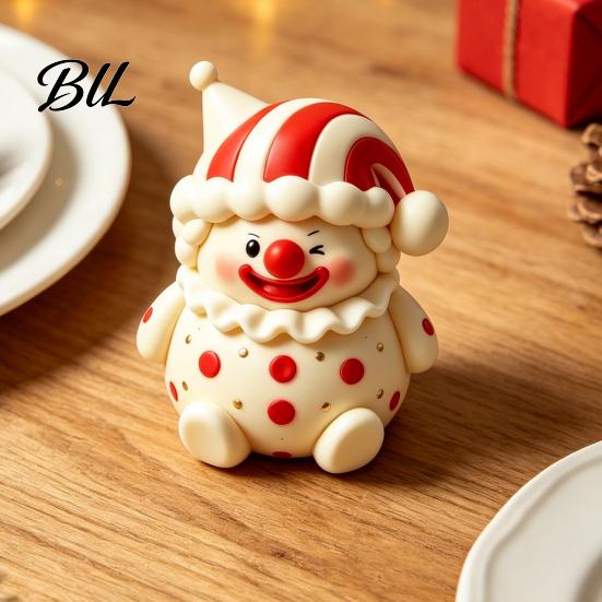 Anxiety Relief Ball Toy 1/2Pcs Cartoon Clown Stress Toy, Slow Rebound Squeeze Toys Reduction Fidget for Desktop Decoration Pinchable