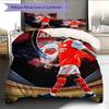 Bukayo Saka Fire Bedding Quilt Set Quilt Cover Pillowcase Home Decoration Birthday Gift (1 * duvet cover + 2 * pillowcase, without core)