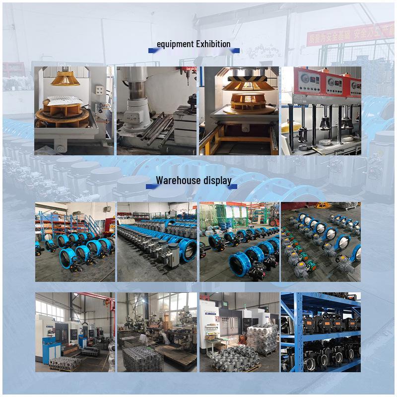 304 Stainless Steel Double Clip Butterfly Valve with EPDM Soft Seal