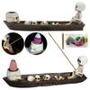 Ghost Incense Stick Tray Resin Halloween Decor Skull Incense Burner Cute Skeleton Ship Incense Burner Awesome And Ideal Gifts
