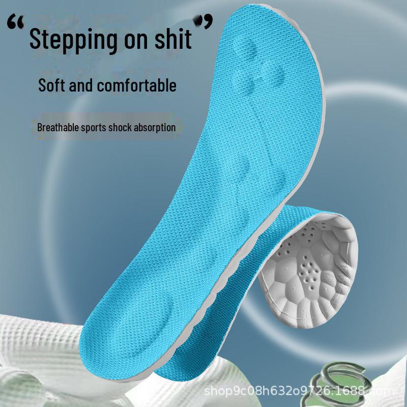 Дышащие, впитывающие пот массажные стельки Cloud с воздушной подушкой для длительного комфорта; облегающий крой и снижающий усталость ног при длительном стоянии.