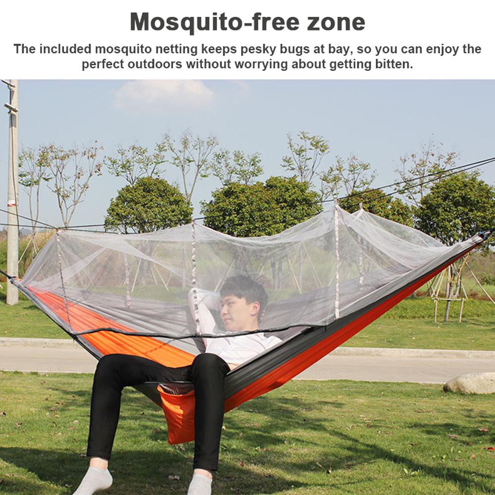 Автоматический быстро открывающийся гамак с москитной сеткой, портативный гамак для кемпинга на открытом воздухе, защита от опрокидывания
