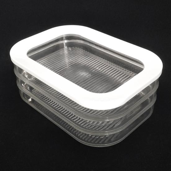 Контейнер для мяса для холодильника, бекон, обед, мясные складные коробки для хранения продуктов с крышкой, контейнеры для приготовления пищи без бисфенола А