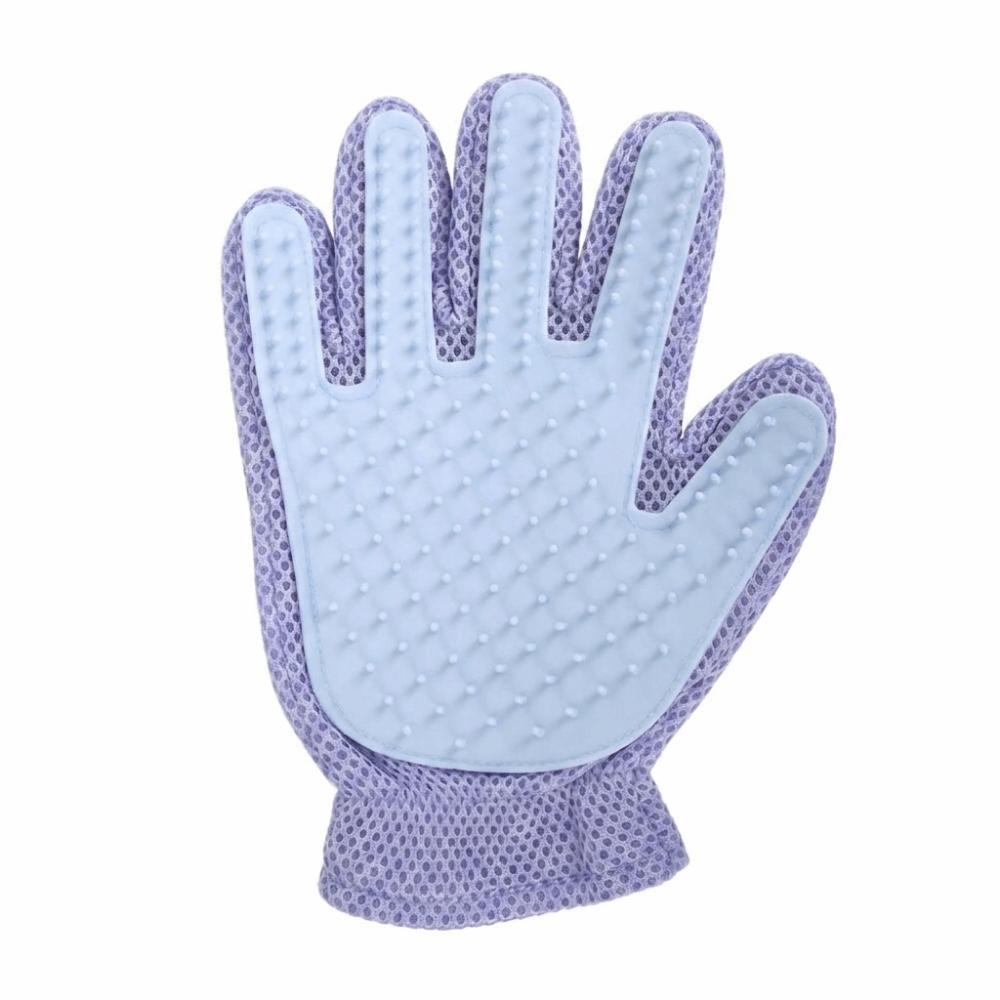 Anti-Scratch Dog Hair Remover Breathable Pet Hair Glove Cat Grooming Cleaning Glove Bathing