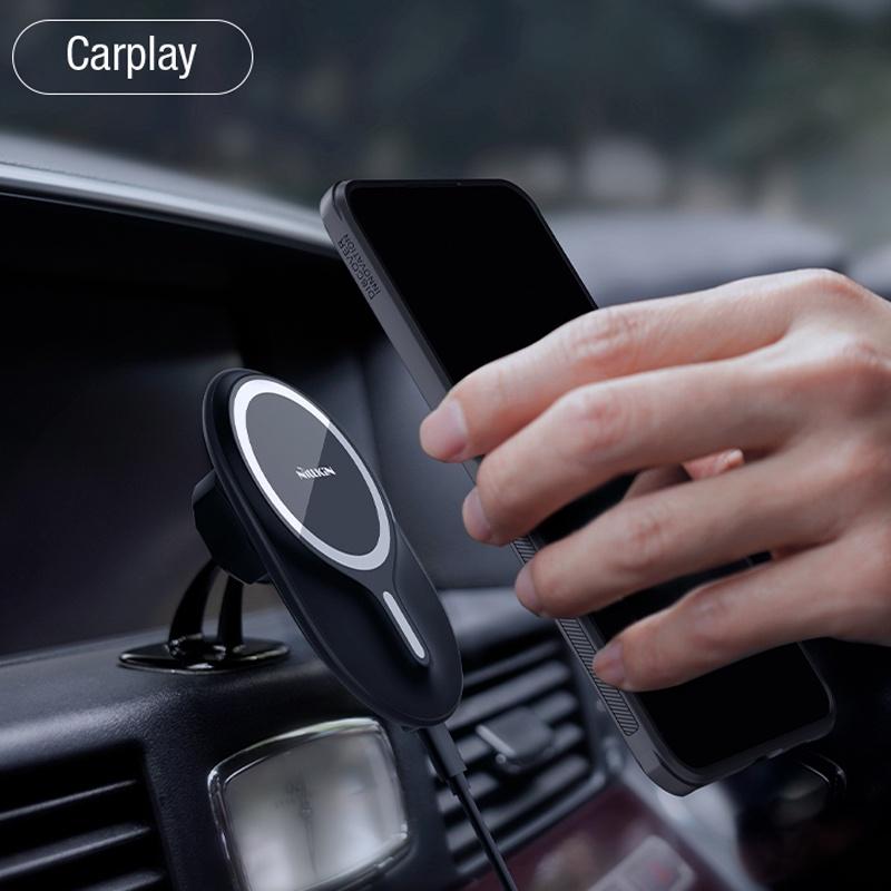 NILLKIN Магнитный чехол Super Frosted Shield Pro для Samsung Galaxy S24 Plus, тонкий матовый противоударный чехол с защитой от отпечатков пальцев, задняя крышка