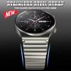 22 мм Роскошный металлический ремешок для Huawei GT5 GT4 46 мм для Huawei Watch 4 WATCH 4 Pro Ultimate Браслет-звено Браслет на запястье из нержавеющей стали
