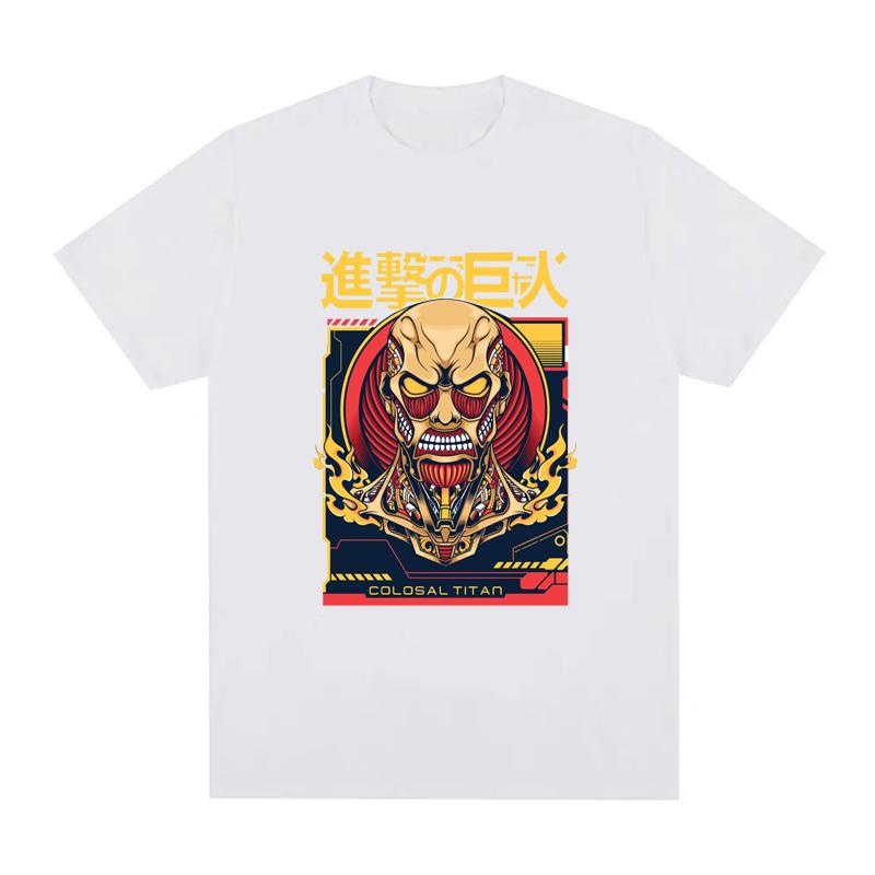 2023 New Japan Anime Attack On Titan T Shirt Unisex Cotton Unisex Tops EU Size Summer Unisex Clothes