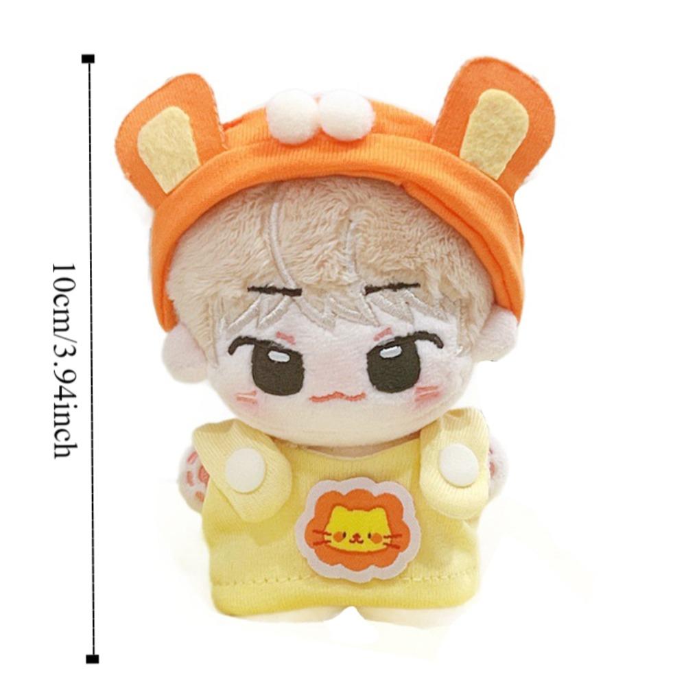 Lion 10cm Cotton Doll Clothes Strap Dress Doll Dress Up Set Doll Clothes Outfit  Children's Gift