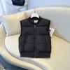 Маленький осенне-зимний хлопковый жилет-пуховик для женщин, новая одежда в иностранном стиле, короткий утолщенный хлопковый жилет-куртка