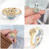The Sun And Moon Can Be Stacked With Celestial Couple Rings, The Sun And Moon Are Shining Together, Friendship Commitment, Women'S Ring Set Ring