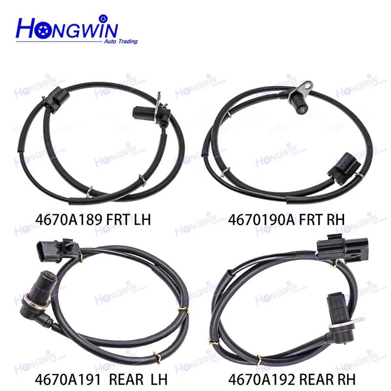 Front Rear LH RH ABS Wheel Speed Sensor For Mitsubishi Pajero IV 4th V87 V88 V93 2006-2016 4670A189 4670A190 4670A191 4670A192