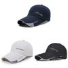 Trendy Outdoor Men's Hard-top Baseball Hat In Black Navy Beige With Fashionable Design