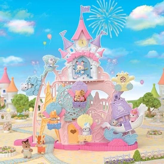 Sylvanian Families Замок Парка Развлечений Цвета Мечты -Счастье Мечты- CO-81 ST Сертификация Mark 3 года и старше Игрушка Кукольный Домик EPOCH