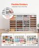 VEVOR Literature Organizer, 36 Compartments Office Mailbox with Detachable Shelves, Wooden Mailbox Sorter with Particle Board