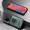 KEYSION Противоударный чехол для Huawei nova 13 Pro Slide Camera Lens Защитное кольцо Подставка для телефона Задняя крышка для Huawei nova13 13 Pro