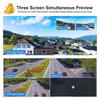 6K 12MP WiFi IP Camera Outdoor Triple Lens Three Screen 10X Zoom Panoramic View PTZ Security Cam Motion Detection 8MP Video Surveillance