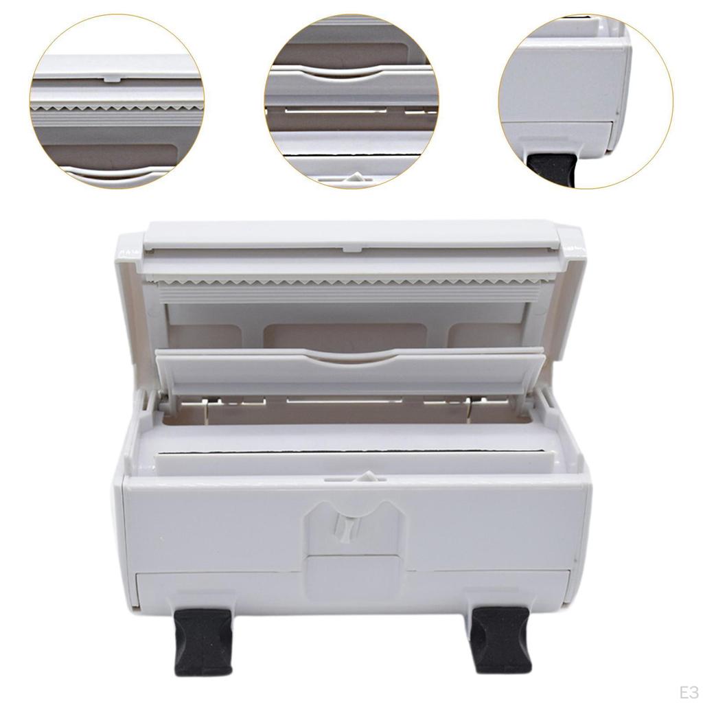 Диспенсер для фольги для волос с резаком 6,7x3,9x3,9 дюйма для маникюрных салонов, многоцелевой режущий инструмент