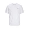 White Cotton Aloha T-shirt for Men