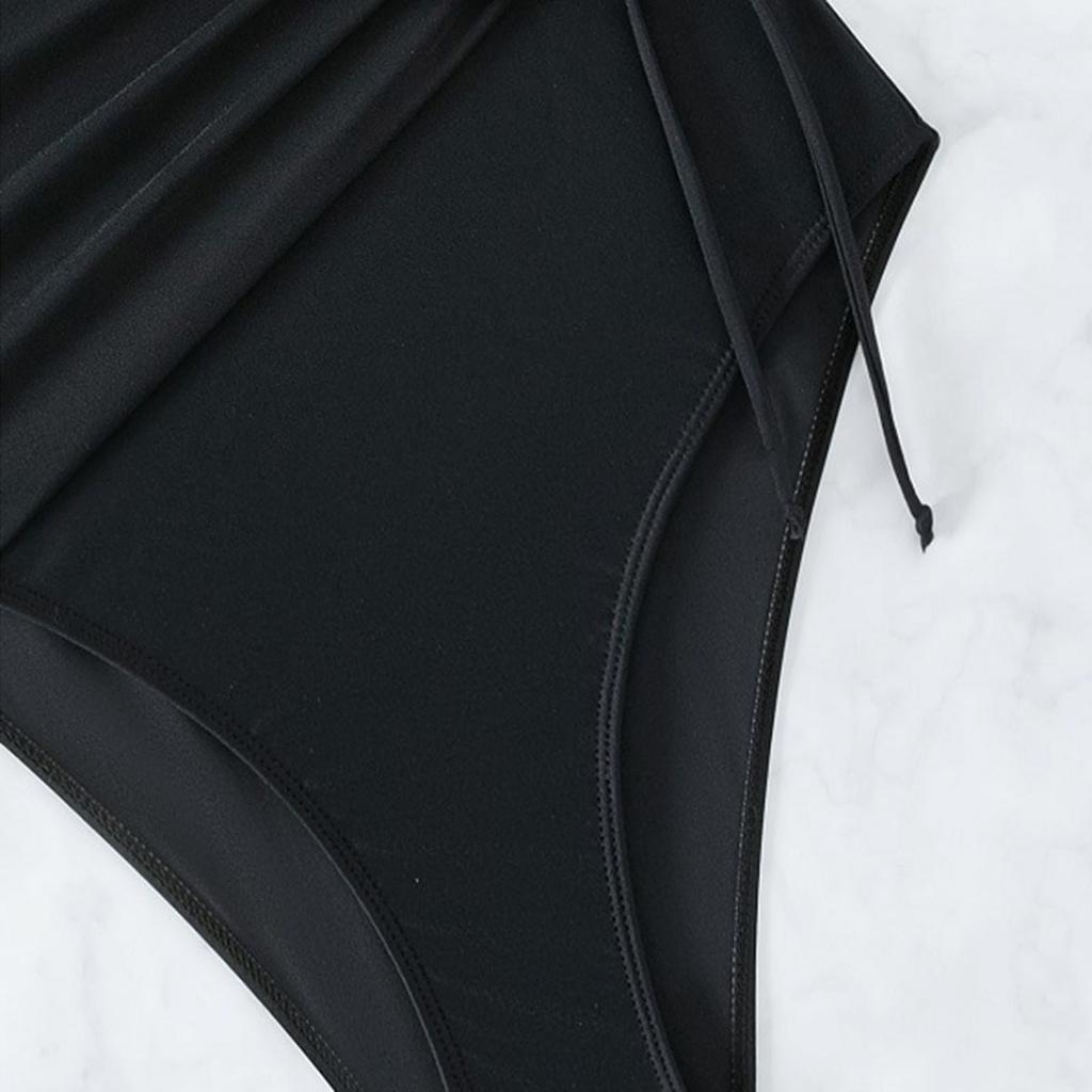 Женский цельный модный бикини однотонный сексуальный с подушечками для бюстгальтера без стальной поддержки купальник