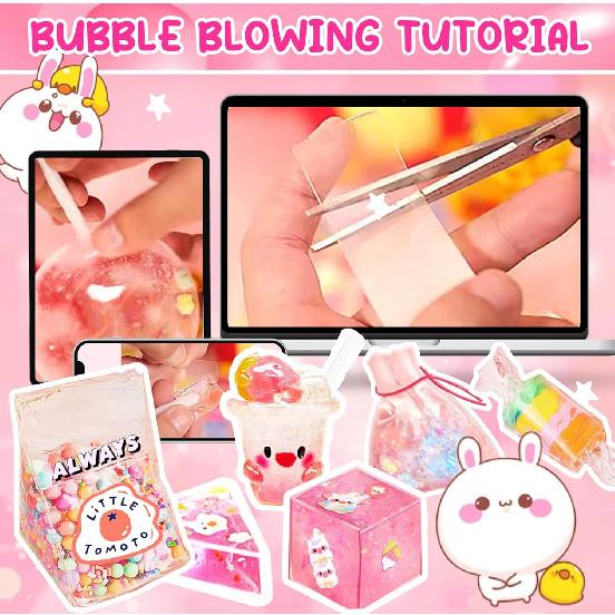 Сделай сам набор для создания пузырей из нано-ленты, набор для изготовления сквиши, пузыри из нано-ленты