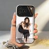 Очаровательный чехол для телефона с Оливией Уайлд для iPhone17,16,15,14,13,12,11,Pro,MAX Серый Матовый Силиконовый Черный Чехол