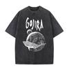 Стирка Винтажная Металлическая Рок-Группа Gojira Футболка От Марса К Сириусу Футболки Мужские Женские Готическая Панк Оверсайз Футболки Уличная Одежда