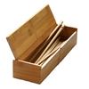 Felimoa Bamboo Cutlery with for Ideal for Shops and Restaurants Case, 30x9cm, Lid, Chopsticks,