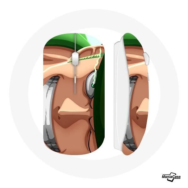 Souris sans fil - Zoro - One Piece - Clé USB wifi - Compatible Mac et PC - Blanc