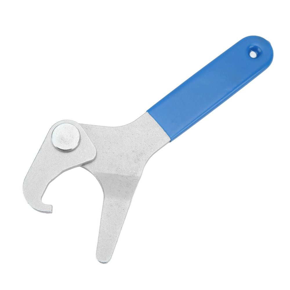 35mm-75mm Motorcycle Shock Spanner Wrench Blue Hooked Jaw Durable Shock Wrench Vehicle Tool