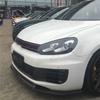 2 Pcs Front Bumper Grille Hoods Eyebrow Eye Wind Knife Cover Trim Fog Light Grille For Golf 6 MK6 VI GTI R R20