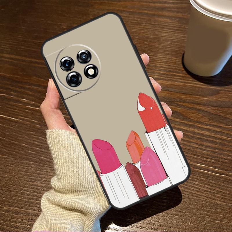 Помада Любовь Мода Для OnePlus Nord CE 5 2 3 4 Lite N20 N30 Чехол Для OnePlus 15 R 13 12 11 8T 10T 13T 12R 13R