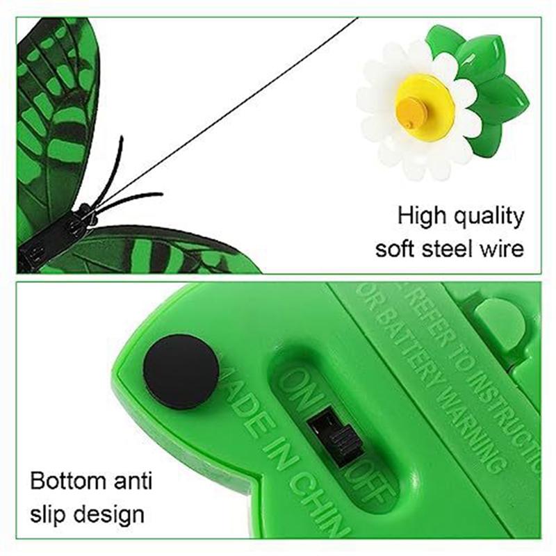 Интерактивная игрушка для кошек, электрическая летающая птица для кошек, вращающаяся на 360° забавная электрическая летающая игрушка для котенка