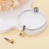 Plated 925 Silver Youth cheese mouse Charms Fit 925 Charms Bracelet Beads Jewelry Gifts for Women