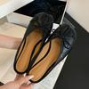 Fashion Fashion Butterfly-Knot Flats Slippers Women Mules Shoes Female Shallow Footwear Strange Toe Ladies Flats Slippers Shoes