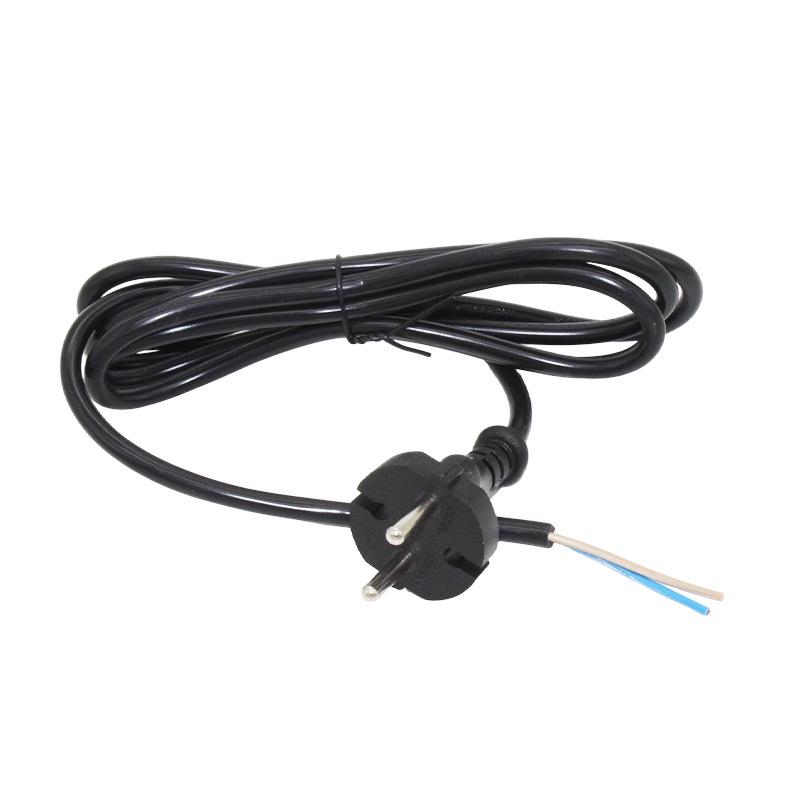European Standard Two-Pin Pure Copper Power Cord with Dutch Plug (2-Core 0.75/1.5mm²)
