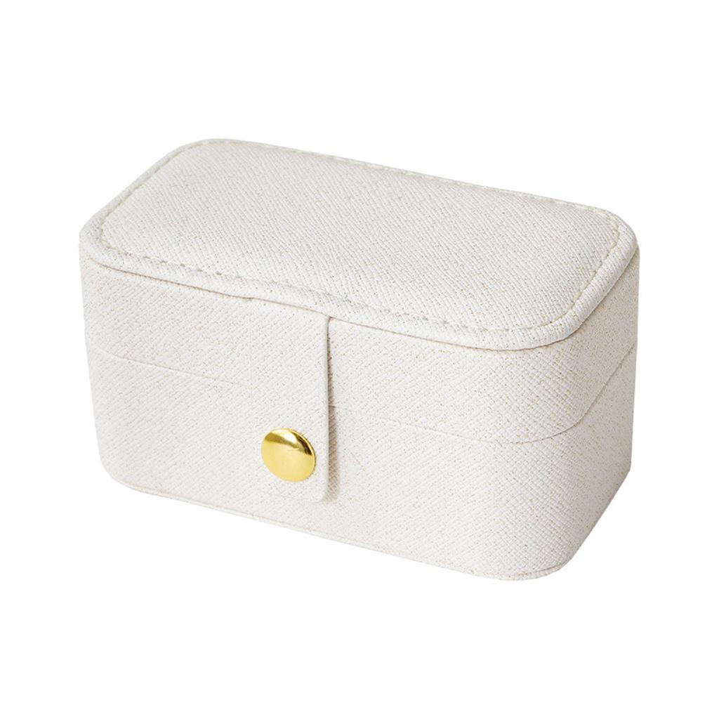 Высококлассная шкатулка для хранения ювелирных изделий, коробка для колец, подвесок, серег, дорожная портативная шкатулка для ювелирных изделий из ПУ кожи, подарочная коробка на день рождения, свадьбу