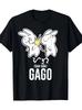 Men'S Funny Filipino Humor T-Shirt - Black Casual Tee with "I Gago Gaga" Cartoon