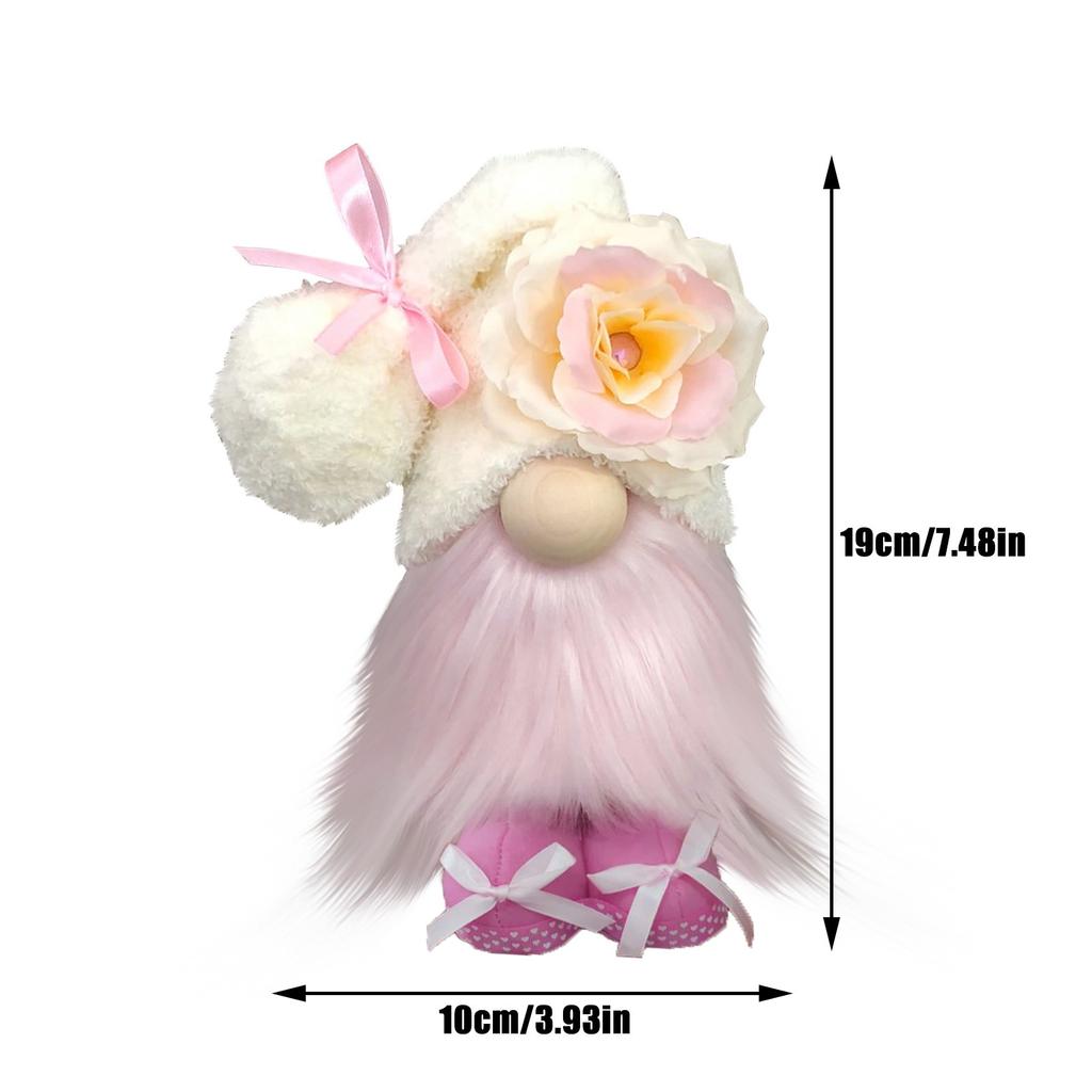 Кукла-гоблин, плюшевая карликовая вязаная шапка, безликая кукла с кривой шеей, украшение для дома